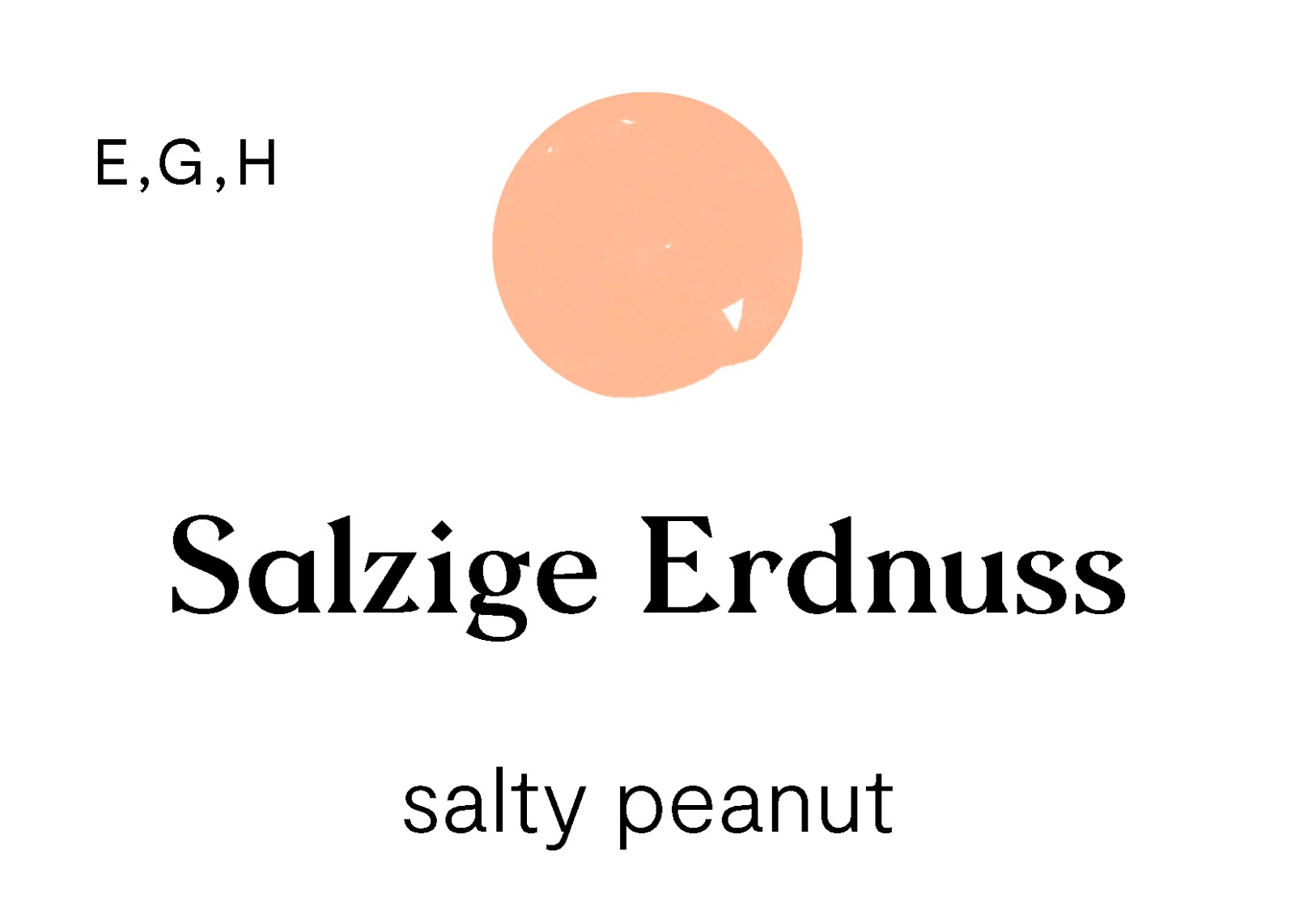 Salzige Erdnuss